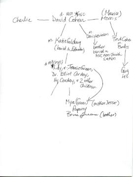 Cohen Family Tree Diagram