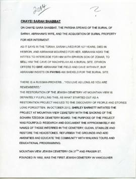 Speech - May 3, 2015