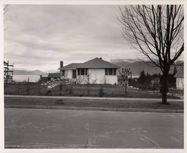 Residence neighbourhood, survey photos at University of British Columbia for Marwell Constr. Co.