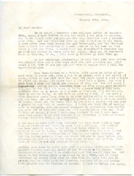 Letter - January 28, 1936