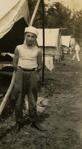 [Irving Snider at "Y" Camp]