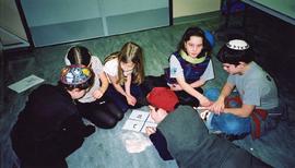 Hanukah [- children playing a game]