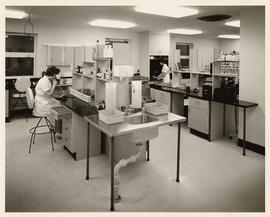 Laboratory, addition to St. Paul's Hospital upon completion, Vancouver, British Columbia