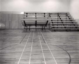 Gymnasium and bleachers, Templeton High school, 727 Templeton Drive, Vancouver