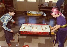 Purim Fair 1975 - Fish Pond and A Happy Group