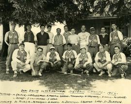 B'nai B'rith International softball champs - 1956