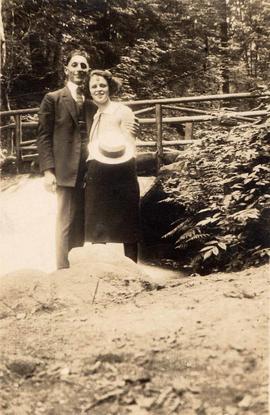 Harry Seidelman and Birtie Boyanner at Stanley Park