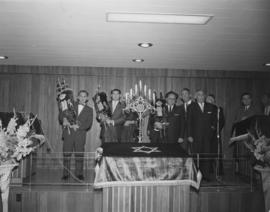 Men at a synagogue