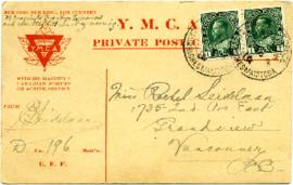 Postcard - October 4, 1916