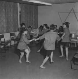 Young girls dancing at Jewish Community Centre