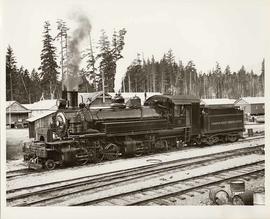 Logging locomotive, Canadian Forest Products Ltd. engine