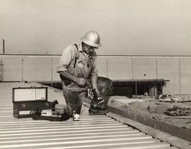 Ramset Tools Ltd., construction worker with tool in hand