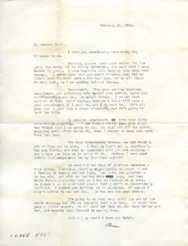 Letter from Ann, February 24, 1933