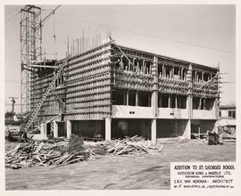 Addition to St. George's School - facing northwest