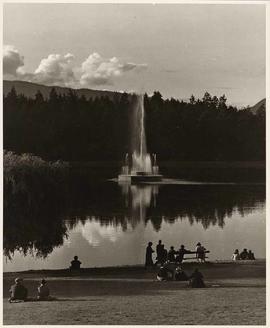 Lost Lagoon Fountain, Stanley Park, Vancouver, British Columbia