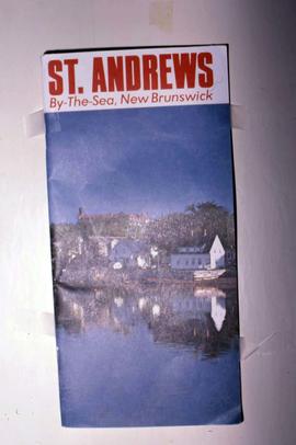 Pamphlet that says: "St. Andrew By-The-Sea New Brunswick"