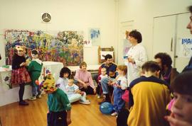 [Purim - children in costumes]