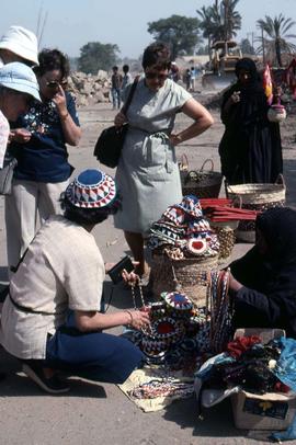 [Market scene with unidentified people]