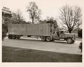 Fred Loucks Trucking Service, truck trailer unit