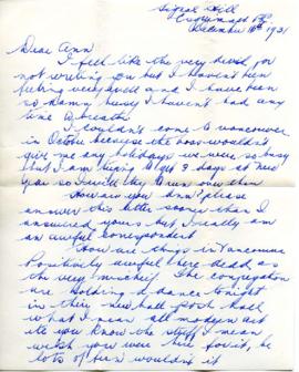 Letter from Ralph, December 16, 1931