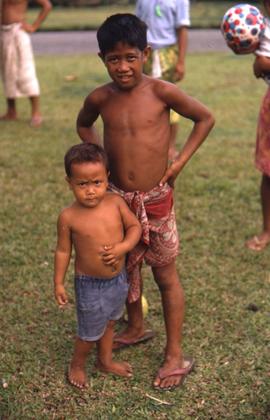 Two unidentified boys