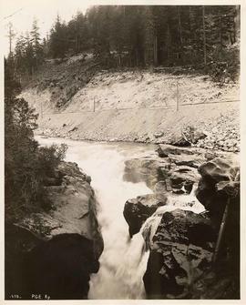 Green River Falls along route of Pacific Great Eastern Railway, British Columbia