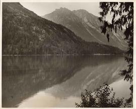 Anderson Lake from Pacific Great Eastern Railway, British Columbia