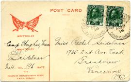 Postcard - August 1916