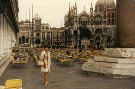 Elaine at the Venice Piazza San Marco