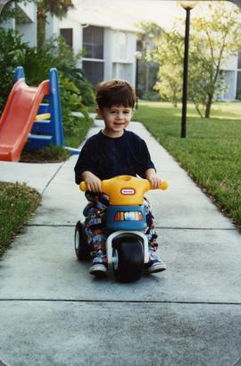 Max on his Bike