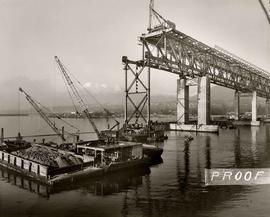 No. 37 - Second Narrows Bridge, course of construction