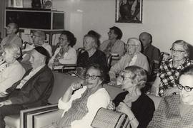 Residents of Louis Brier seated