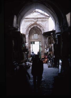 Archway structure with detailed sculptures