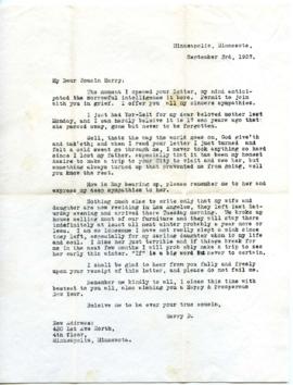 Letter - September 3, 1937