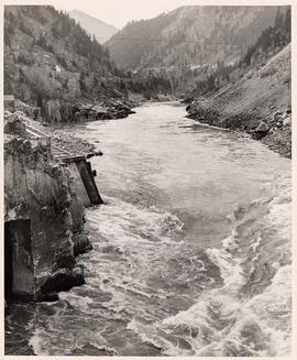 River rapids at Hell's Gate, Fraser Canyon