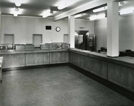 Royal Bank, new branch on Fraser, from door towards vault [L-list, encl.]