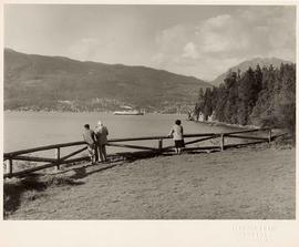 View of Burrard Inlet, Stanley Park, Vancouver, British Columbia