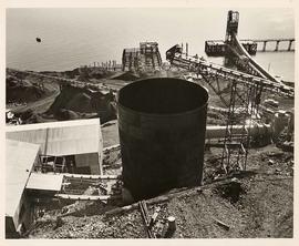 Collector silo, Texada Mine, Texada Island, British Columbia