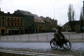 Two people on bicycles