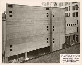 Alterations & additions to the Terminal City Club, facing northeast, no. 16