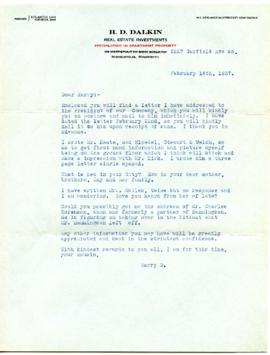 Letter - February 18, 1937