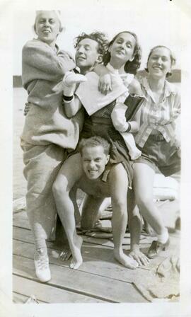 Betty Wolch, Abram (Lefty) Akman at Clearwater Bay